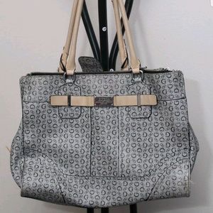 Grey Women's GUESS Signature Logo Purse